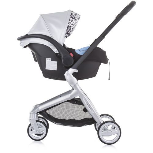 Chipolino Kolica za bebe 3u1 Emotion Silver slika 5