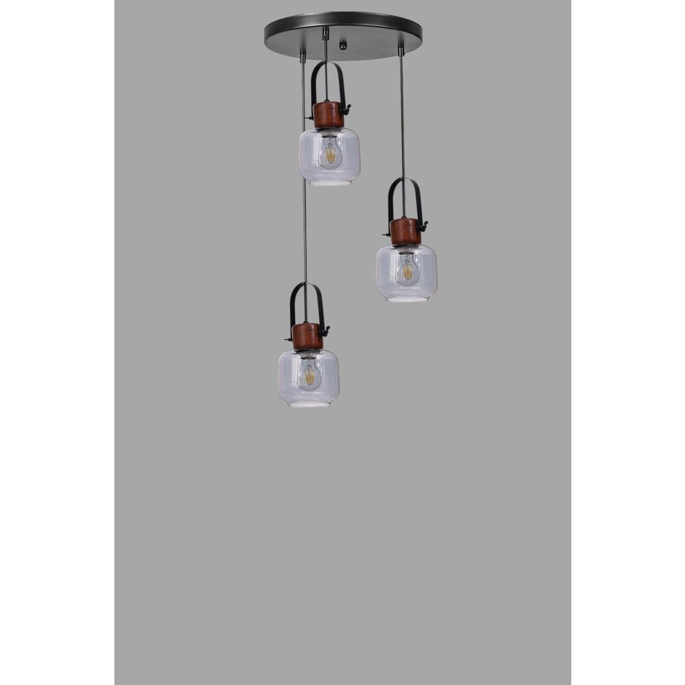 Opviq Luster 604, Siva, Orah, Crna slika 3