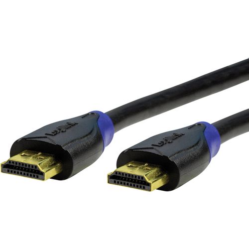 LogiLink HDMI priključni kabel HDMI A utikač, HDMI A utikač 3.00 m crna CH0063 audio povratni kanal (arc), Ultra HD (4K) HDMI s eternetom, pozlaćeni kontakti HDMI kabel slika 6