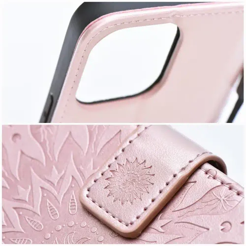 MEZZO Book case preklopna torbica za SAMSUNG GALAXY A13 4G mandala rose gold slika 6