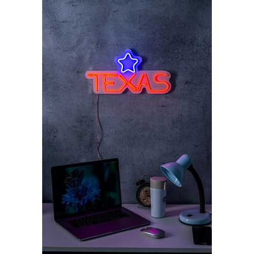 Wallity Ukrasna plastična LED rasvjeta, Texas Lone Star Blue slika 1