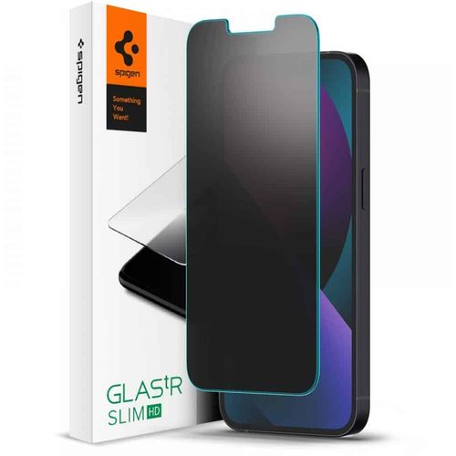 KALJENO STAKLO SPIGEN GLAS.TR SLIM IPHONE 13/13 PRO PRIVACY slika 1