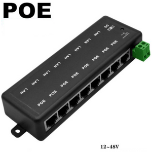 POE-INJ-8xRJ45 Gembird 8CH Pasivni prolazni POE injector, for IP Network Camera Ubiquiti and Mikrot