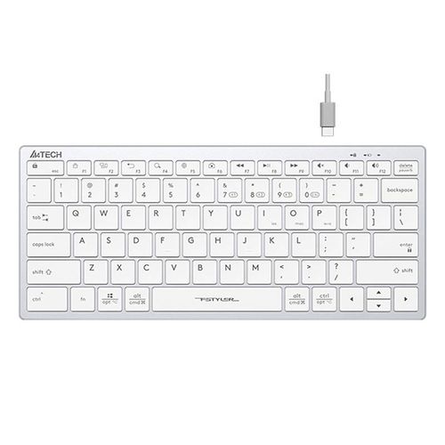 A4 TECH FBX51C FSTYLER Bluetooth & 2.4G Scissor Switch Compact USB tastatura US bela slika 2