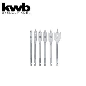 KWB KWB set plosnatih borera za drvo 10 - 25 mm, 6 kom