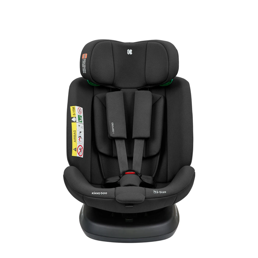 Kikka Boo Rotirajuća autosjedalica i-Defend 40-150cm i-Size Isofix, Black slika 3