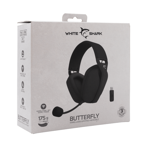 WS WGH 2442 BUTTERFLY Black, Wireless Headset slika 5