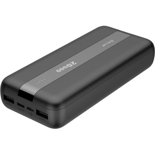 TELLUR POWER BANK PBC203, 20000mAh, 2xUSB+TYPE-C+MICROUSB, BLACK slika 2