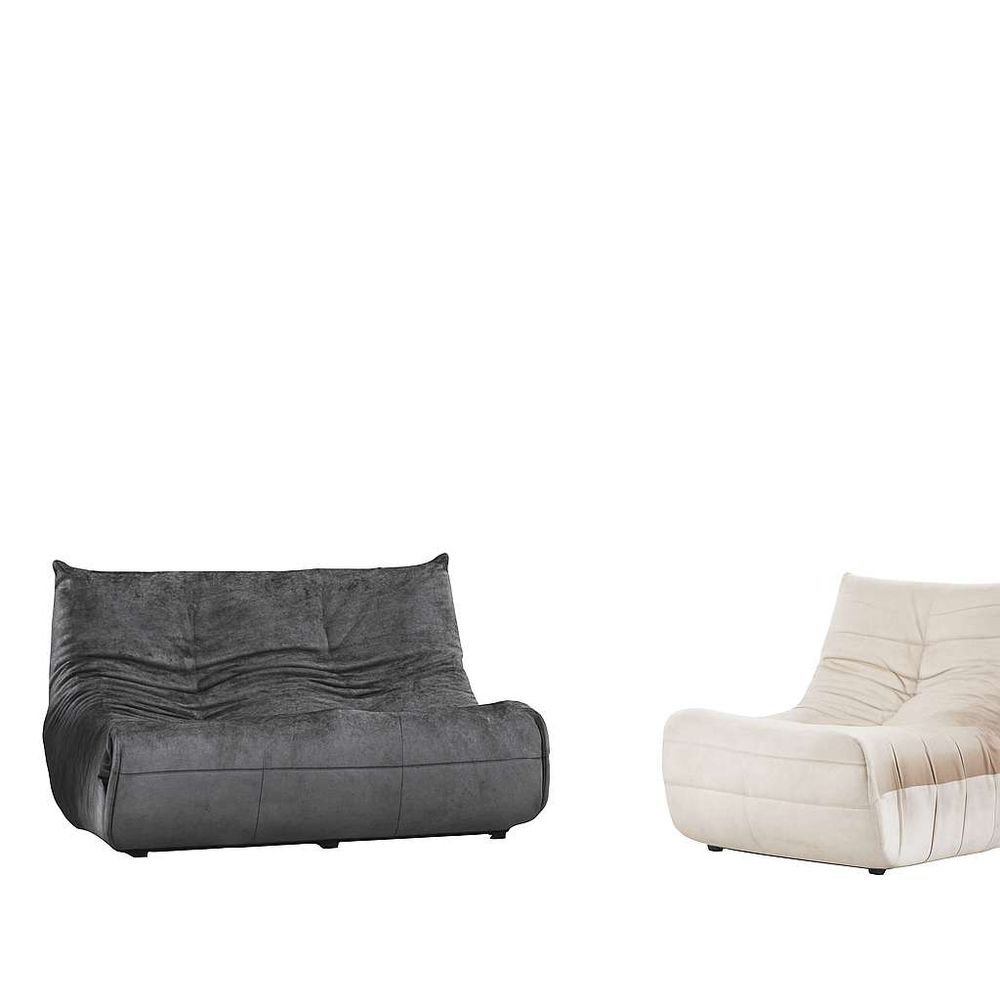Dvosjed Sofa Bocek - Tamno Siva slika 6