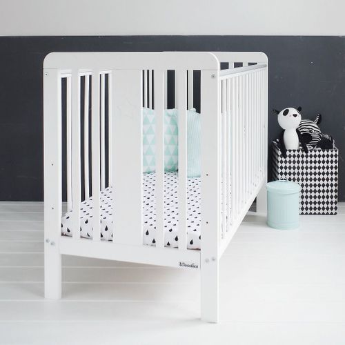 Woodies krevetić Star Cot - White  slika 1