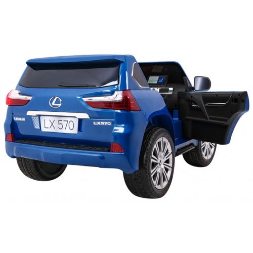 Licencirani auto na akumulator Lexus LX570 4x4 - dvosjed - plavi/lakirani slika 9