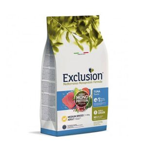 Exclusion Mediterraneo Monoprotein Adult Medium Tuna 12 kg