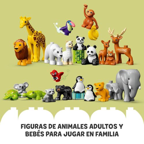 Playset Lego 10975 DUPLO Wild Animals of the World (142 Dijelovi) slika 3