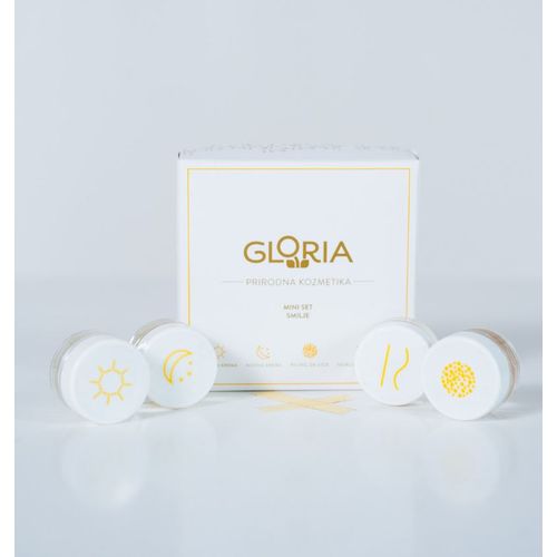 Gloria Mini Set - Dnevna Krema 5ml, Noćna Krema 5ml, Hijaluronska Krema 5ml I Piling Za Lice 5ml slika 1