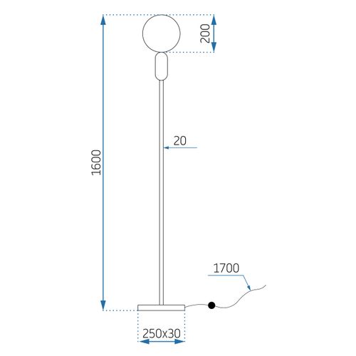 TOOLIGHT Samostojeća svjetiljka APP928-1F slika 16