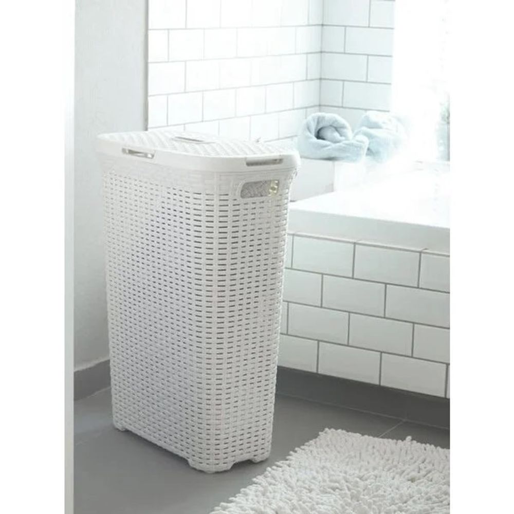Curver  korpa za rublje/veš 40L bijeli rattan  slika 3