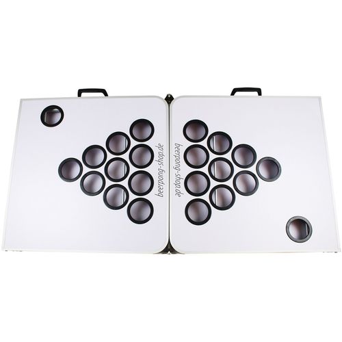 BeerCup Backspin stol za Beer Pong set, BIjela slika 2