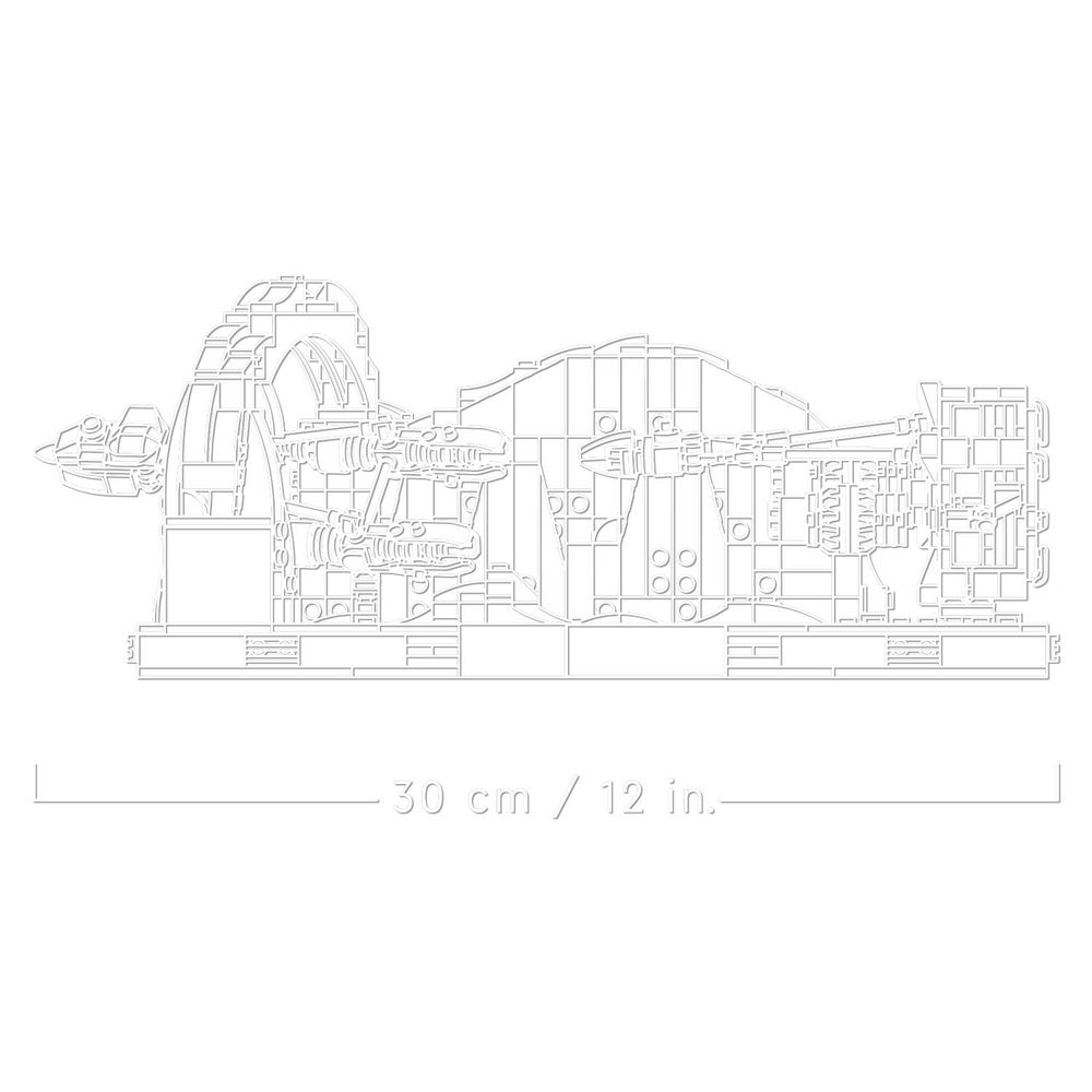 LEGO 75380 Diorama Mos Espa Podrace slika 5