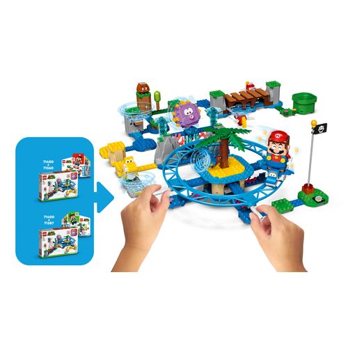 LEGO® SUPER MARIO™ 71400 big urchin u vožnji plažom slika 7