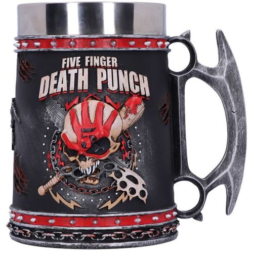 NEMESIS NOW FIVE FINGER DEATH PUNCH TANKARD 15CM slika 1