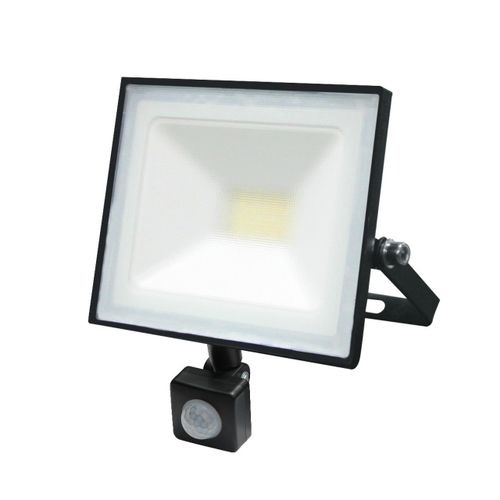 Volteno crni LED reflektor s detektorom pokreta 10W slika 1