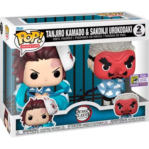 POP pack 2 figures Demon Slayer Kimetsu no Yaiba Tanjiro Kamado &#38; Sakonji Urokodaki slika 2