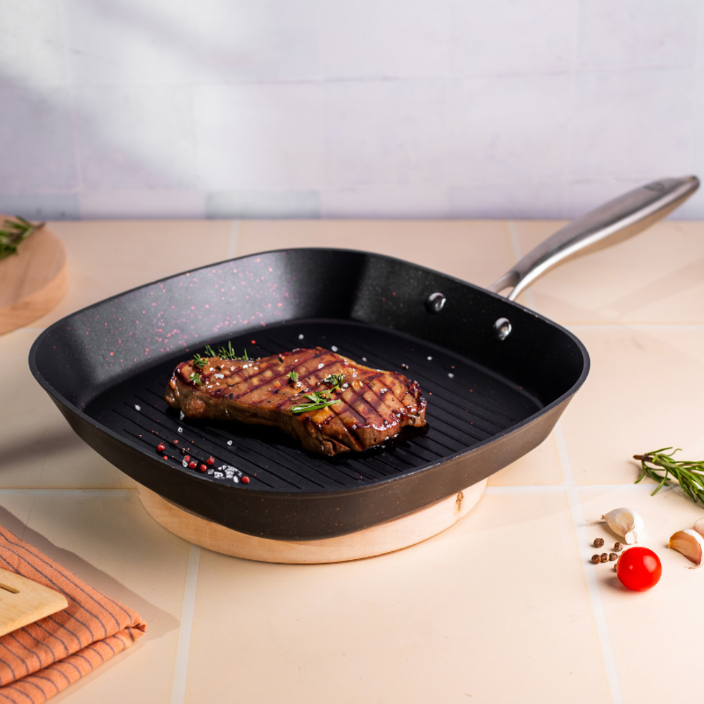 Metalac grill tava 28 cm, linija IGNIS slika 2