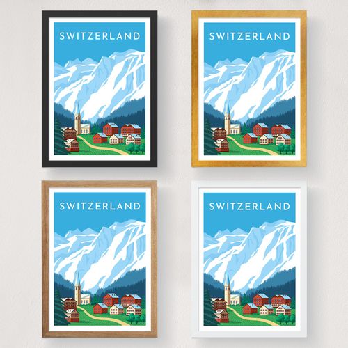 Wallity Poster A3, Switzerland - 1989 slika 3