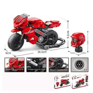 Set za slaganje Crveni motor 400kom