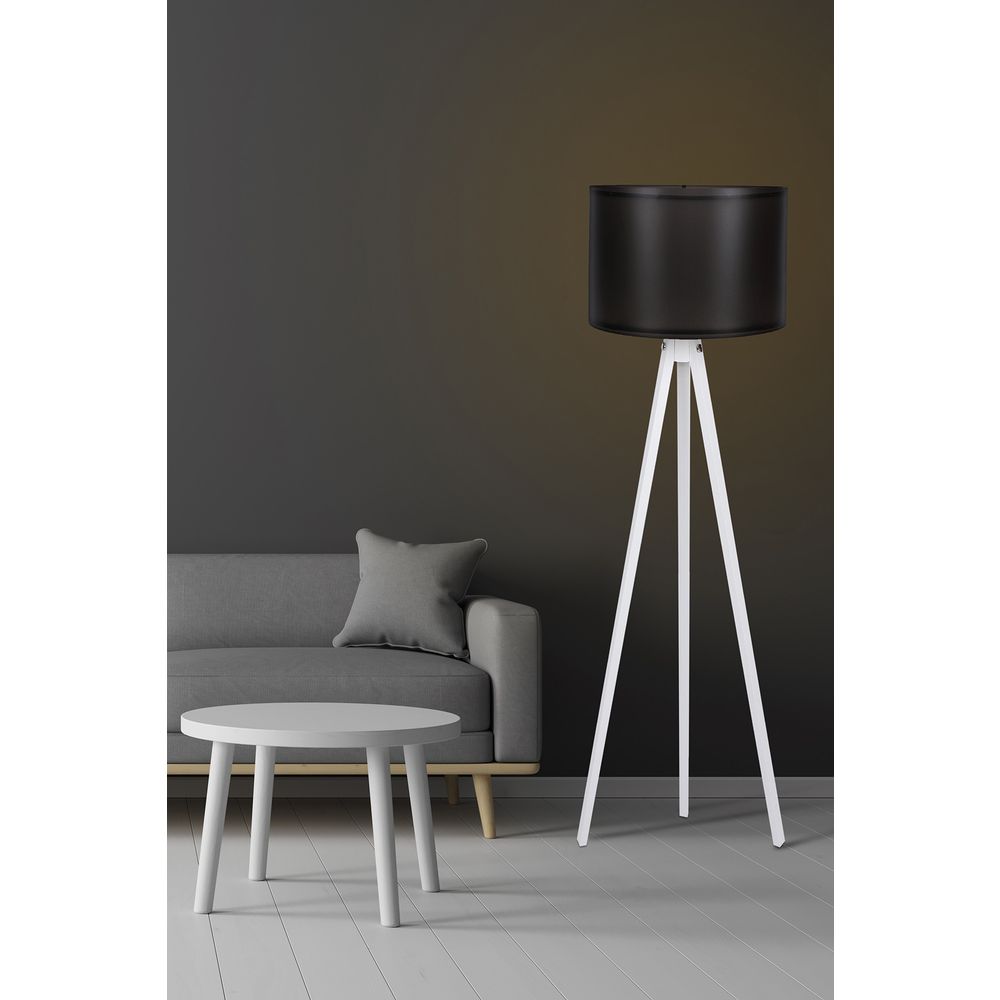 Podna Lampa Crno-Bijela 105 slika 1