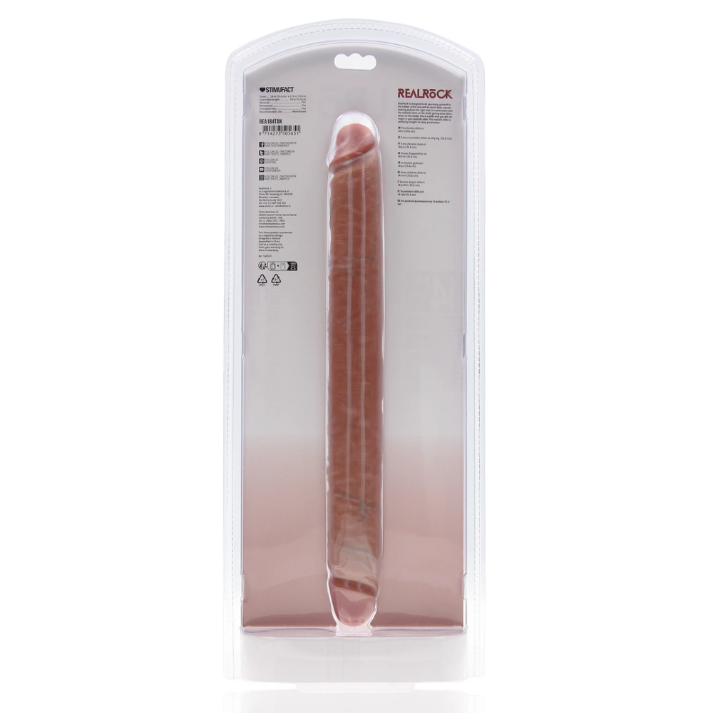 RealRock by Shots Slim Double Ended Dong 14 / 35,6 cm slika 3