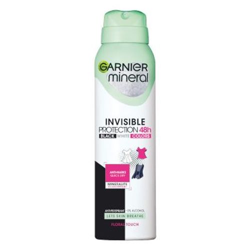 Garnier Deo Mineral Invisible Black, White&amp;Colors Sprej 150 ml slika 1