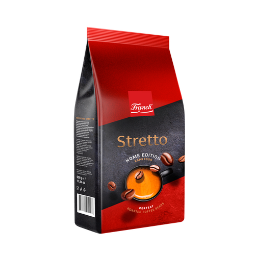 Franck kava zrno Stretto espresso vrećica  500g at home slika 1