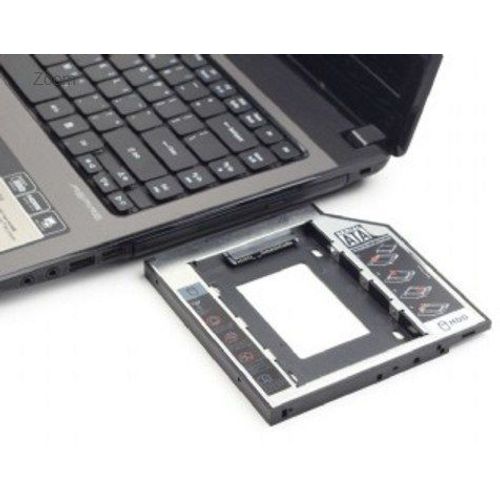 MF-95-02 Gembird Fioka za montazu 2.5 SSD/SATA HDD(do12.7mm) u 5.25 leziste u Laptop umesto optike A slika 1