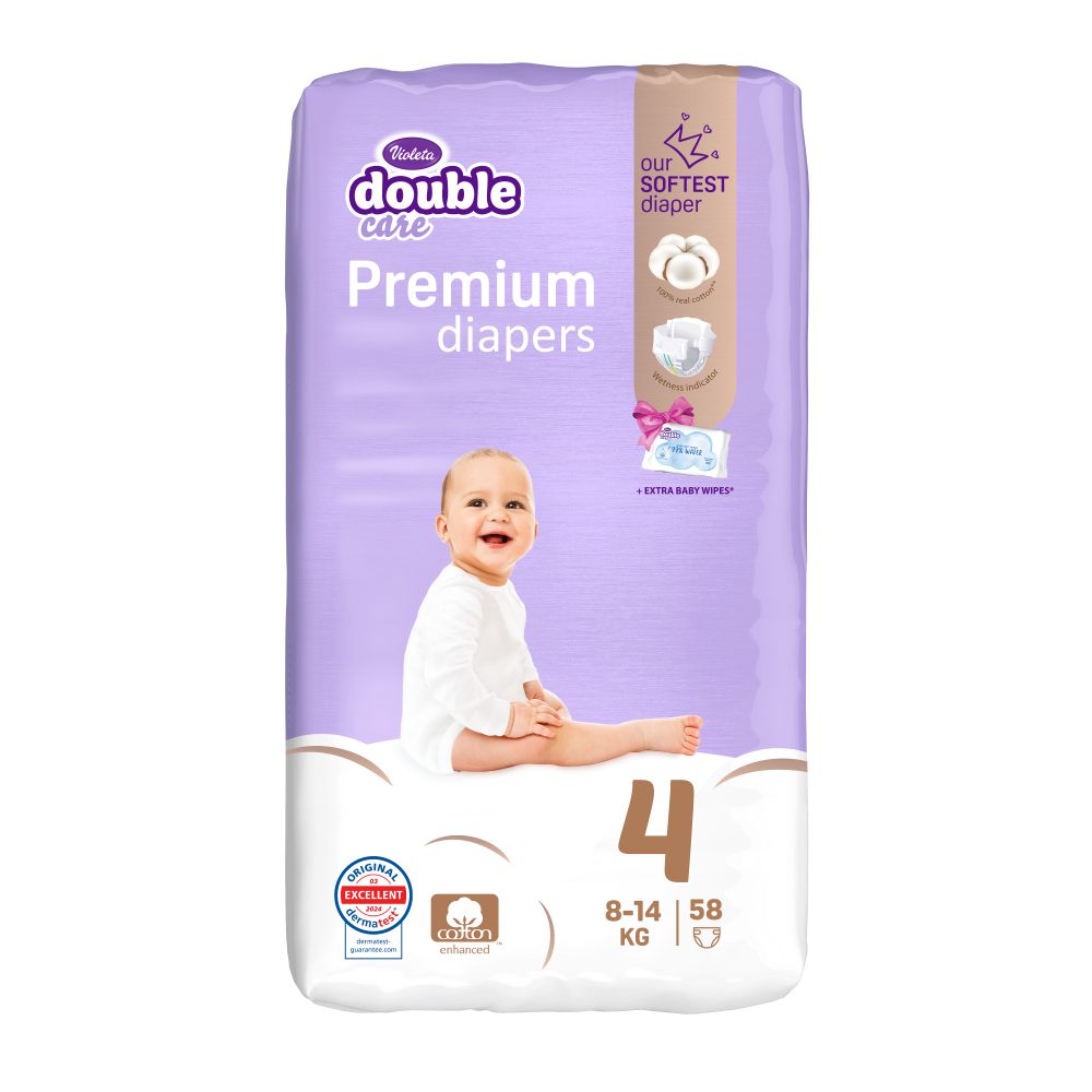 Violeta Double Care Premium Cotton Pelene slika 3