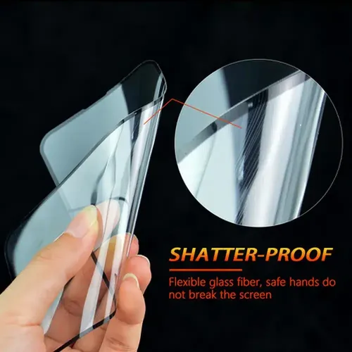 Bestsuit Flexible 5D Full Glue hibridno staklo za Samsung Galaxy A54 5G crno slika 5