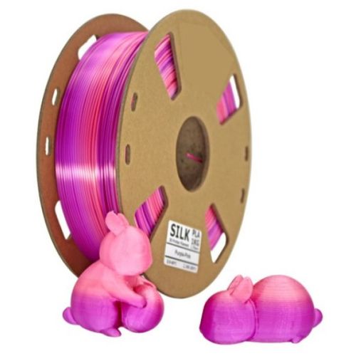 3DP-PLA-SK-01-RP PLA Svilenkasti duga Filament za 3D stampac 1.75mm, kotur 1KG red/purple slika 3