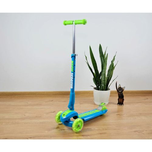 Milly Mally romobil na 3 kotača Scooter Magic plavo - zeleni slika 5