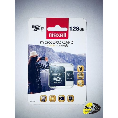 Maxell micro sdhc 128GB class 10 + adapter slika 1