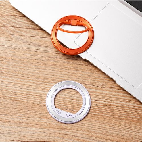 Techsuit – MagSafe telefonski prsten (MPR2) – Okrugli oblik- aluminijska legura – narančasti slika 2