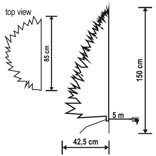 home Dekorativni bor s LED rasvjetom, 3D + 2D iglice, 150 cm - KMF 7/150 slika 4