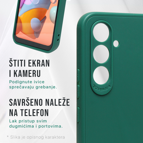 Torbica 3D Camera za Xiaomi Redmi Note 13 Pro 4G (EU) tamno zelena slika 4