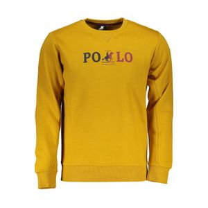 US GRAND POLO MEN'S YELLOW ZIPLESS SWEATSHIRT