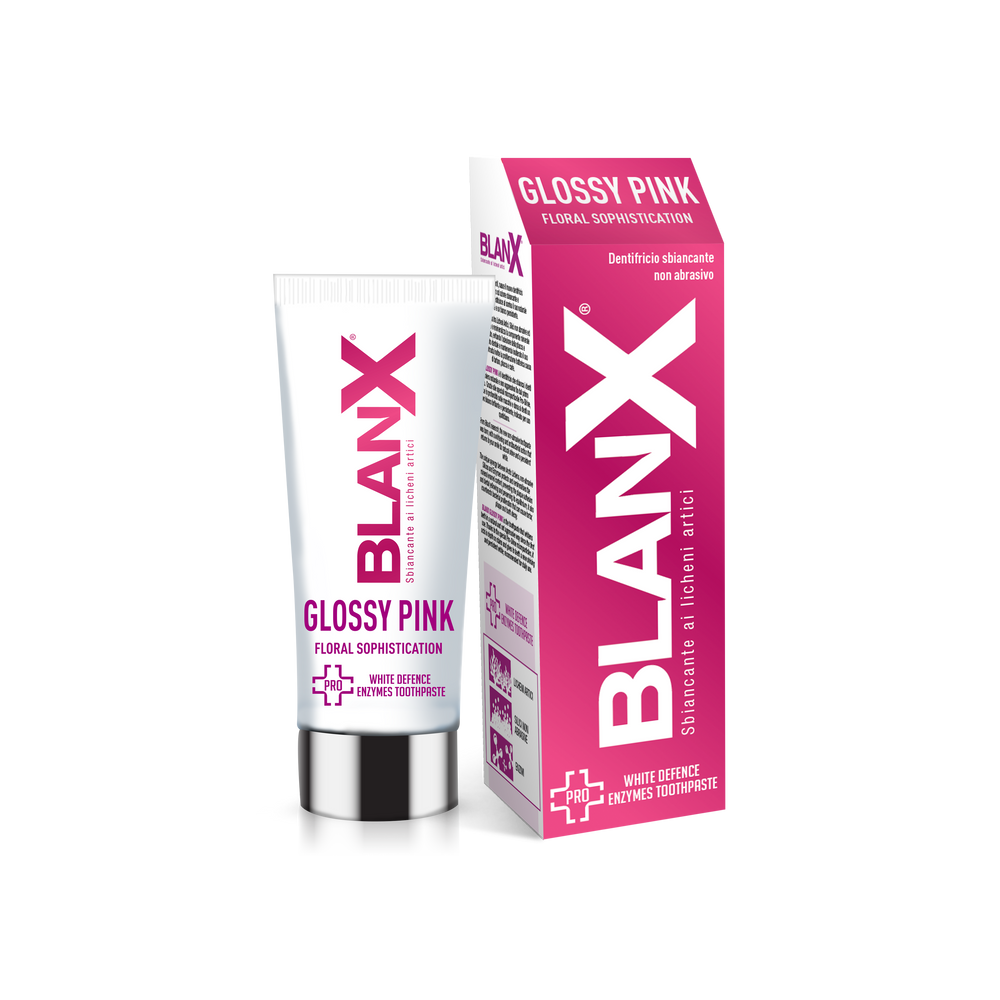 Пинк паста. Blanx Pro Glossy Pink глянцевый эффект. Blanx зубная паста. Розовая зубная паста Pro. Coswell Blanx слоган.