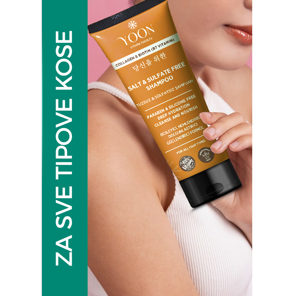 YOON Šampon za kosu bez sulfata i soli 250ml slika 9
