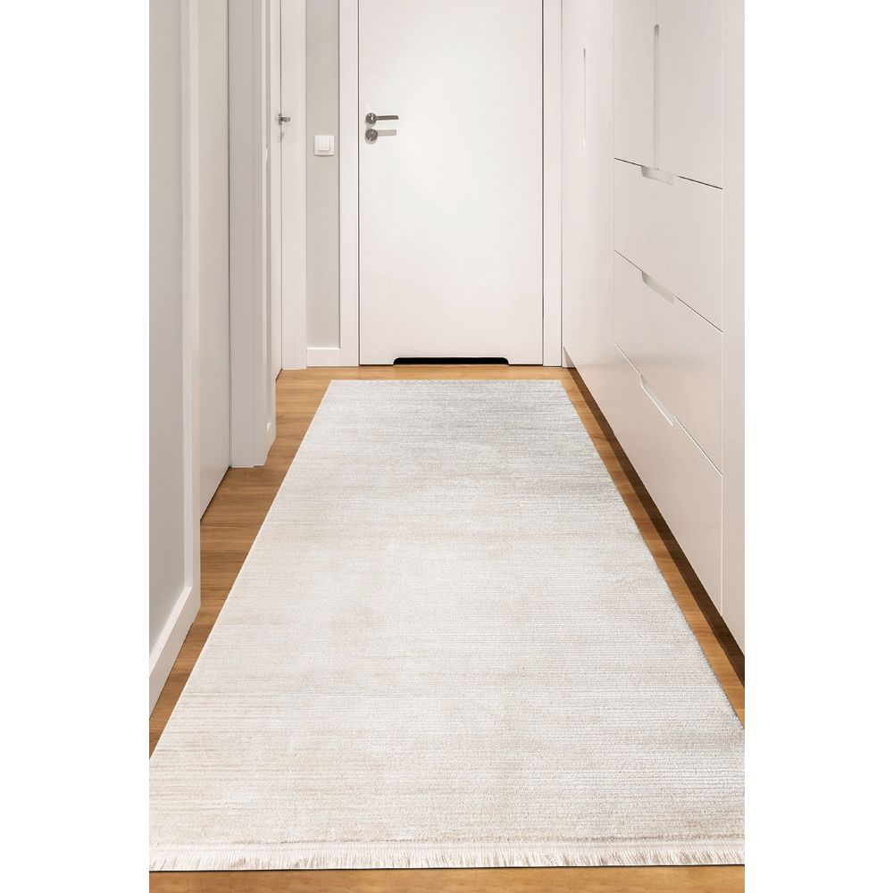 Leo 2973 Tepih za hodnik 120 x 500 cm - Bijeli slika 1