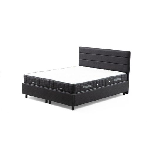 Motya Set 90 x 190 - Anthracite Anthracite Single Mattress, Base & Headboard slika 3