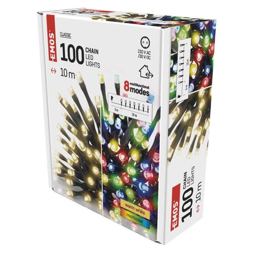 Emos LED svetlosni lanac 2 ul 100 LED 10m MTG-D4AH01 slika 6