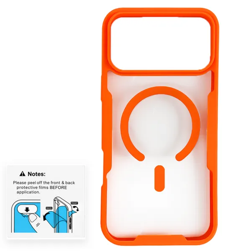MM TPU IPHONE 17 PRO MAX MAGSAFE TOP naranča slika 1