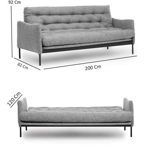 Atelier Del Sofa Trosjed, Renge - Dark Grey slika 13